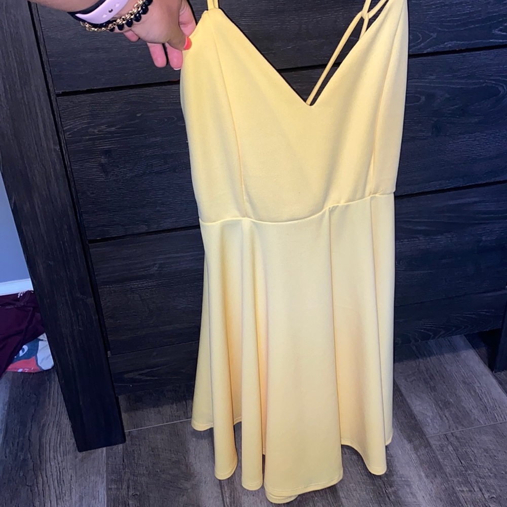Yellow Flowy Dress Windsor